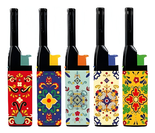 5 Piezas Encendedor Recargable Compacto Cocina Multiusos