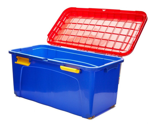 Caja Plastica Baul Organizador Plastico 90 Litros Reforzado 