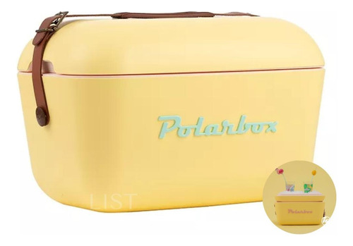 Caixa Termica Cooler Polarbox 12litros Bolsa Amarelo