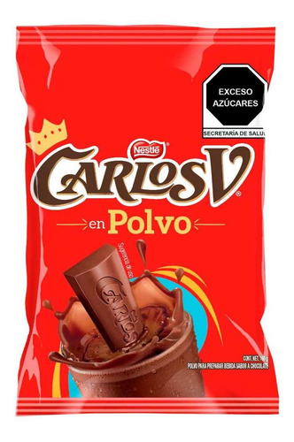 Polvo Para Preparar Bebida Sabor Chocolate Carlos V Bolsa 160g