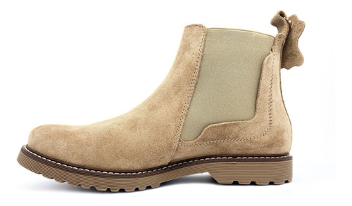 Bota Chelsea Casual Para Hombre Cuero Vacuno