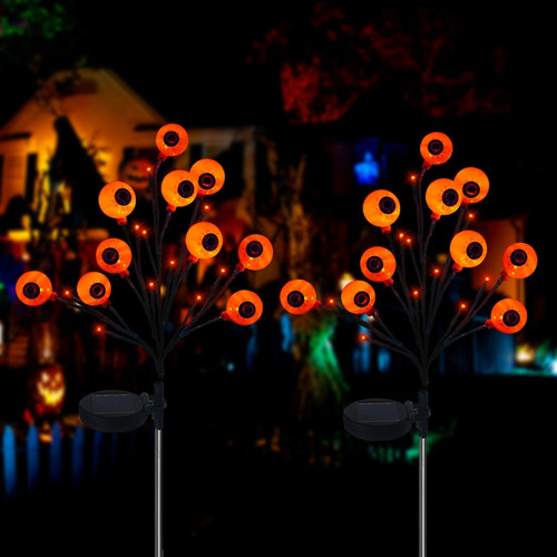 2 Paquetes De Luces De Camino De Halloween Ojos De Glob...