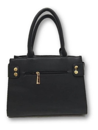 Imagen 3 de 6 de Bolso De Dama Estampado Lineas Colgante Con Correa