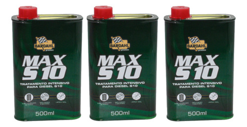 Aditivo Combustível Diesel S10 Bardahl Max S10 500ml Kit C 3