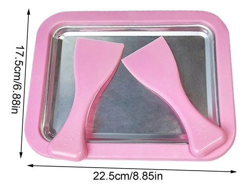 Máquina Para Hacer Rollos De Helado Con 2 Raspadores, Máquin