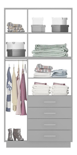Placard Orlandi 6 Puertas + 4 Cajones Modelo 166