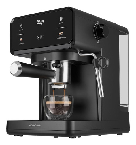 Cafeteira Espresso Digital Wap Com Vaporizador De Leite 220v