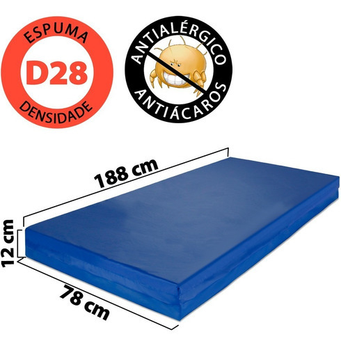 Kit 10 Colchão Hospitalar Impermeável Courino Espuma D28 Sol