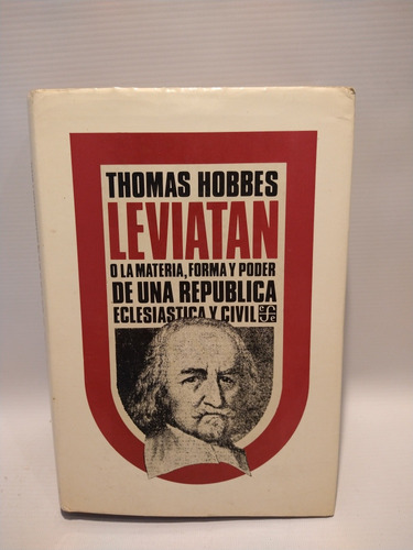 Leviatan  Thomas Hobbes Fondo De Cultura Economica