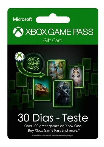 Xbox Game Pass - 1 Mês - Trial - 25 Dígitos - Imediato