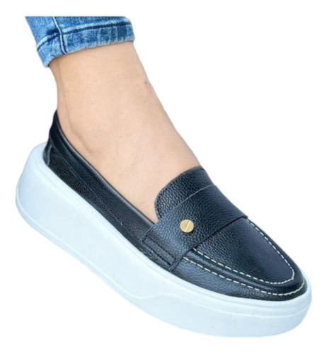 Bolichero O Mocasín Calzado Casual Dama 35/40