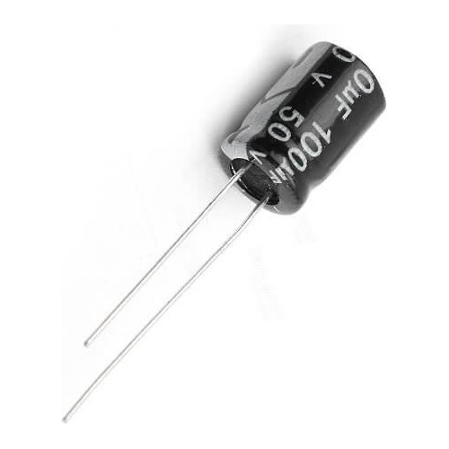 Capacitor Electrolitico Tht 100uf 50v Pack X10 - 2gtech 