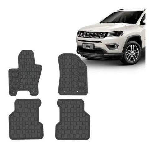 Juego De Alfombras Interiores De Goma Jeep Compass 2020