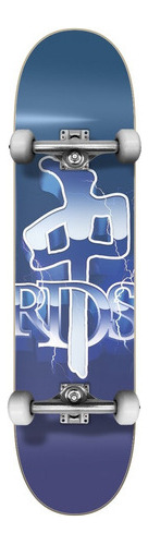 Skate Completo Hit Twice 8.0 Red Dragon Ruedas Blanco Rulemanes Azul
