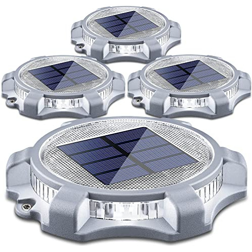 Luces Solares Cubierta Al Aire Libre 2 Modos Led Dock D...