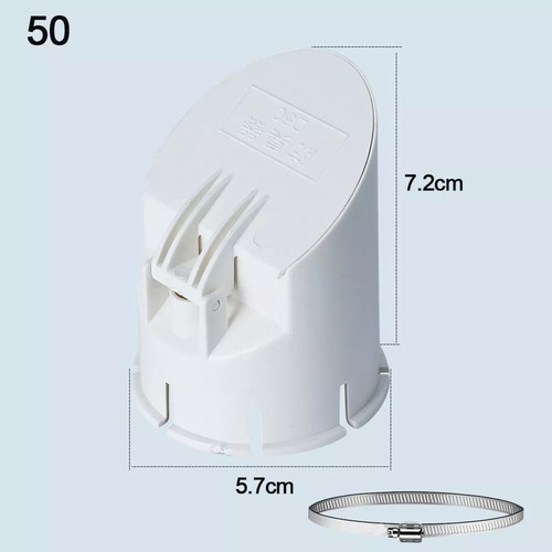 Tubo De Desagüe De Suelo, Antiolor, Cubierta De Aluminio