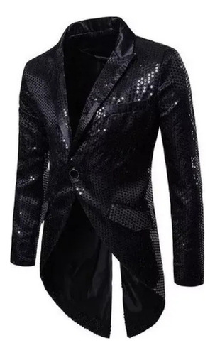 Blazer Hombre Lentejuelas Brillantes Fiesta Ropa