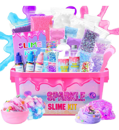 Kit De Slime De Unicornio Para Niñas. Original