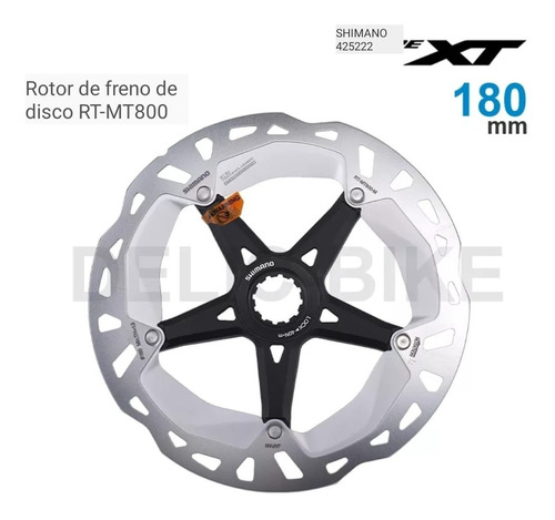 Disco Rotor 180mm Shimano Xt/ultegra Rt-mt800 Center Lock