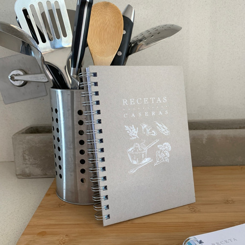 Recetario - Cuaderno De Recetas - Mil Letterpress