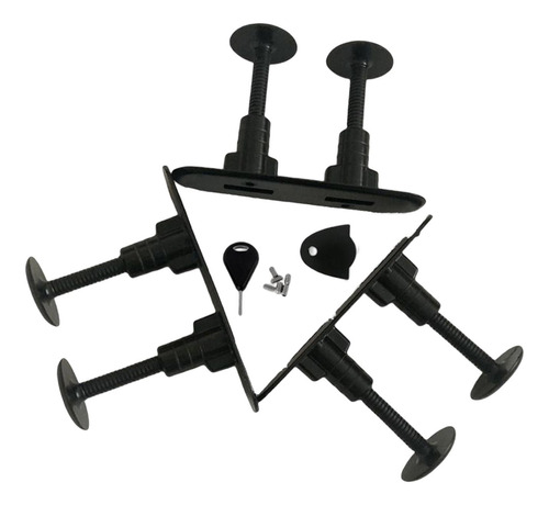 3 Tapones Para Aletas De Tablas De Tornillos, Dobles, Base