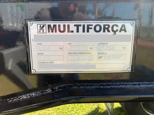 Julieta Para Roll On Multiforça Novo 2 E 3 Eixos S/pneus