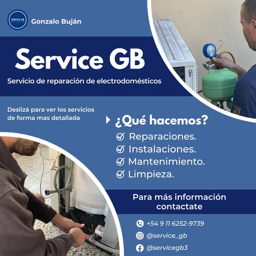 Service | Aire Acondicionado, Lavarropas, Heladeras, Cocinas