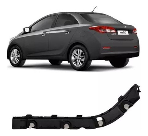 Guia Suporte Para-choque Traseiro Hb20 Sedan 2012/2018