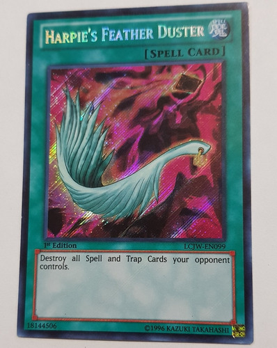 Yugi-oh Harpie's Feather Duster Secreta 1st Edition Ingles