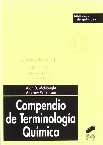 Libro Compendio De Terminología Química De Alan Mcnaught And