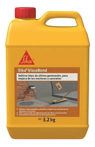 Sika Viscobond Aditivo Látex Para Morteros X 3.2 Kg