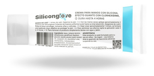 Imagen 2 de 2 de Pack X 8 Cremas Siliconglove Antibacterial Humectante Manos