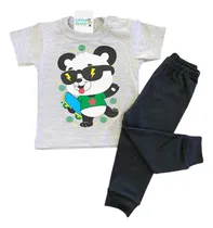 Comprar Conjunto Algodon Bebe Remera Pantalon Oso Osito Algodon