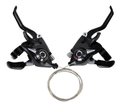 Set X 2 Shifter Tipo Shimano Compatible 3x8 24v X Par + Freno Integrado + Cambio