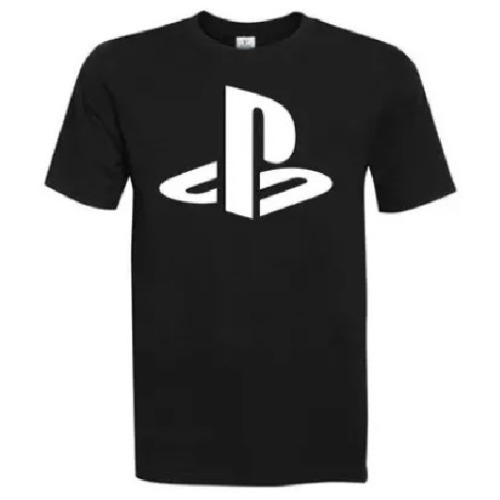 ¡oferta! Polera Negro M, Playstation Logo Videojuegos