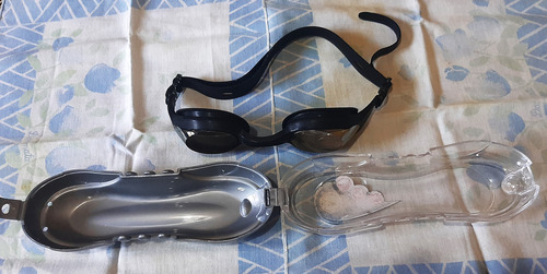 Antiparras Langzhisha Silicon Uv Anti Fog C/estuche Negro (Usado)