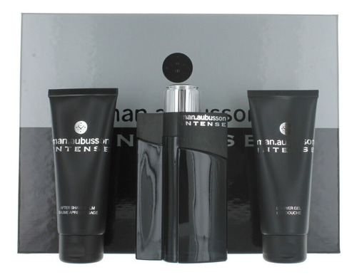 Kit de perfume Aubusson Man.Aubusson Intense con 3 artículos, género masculino raro