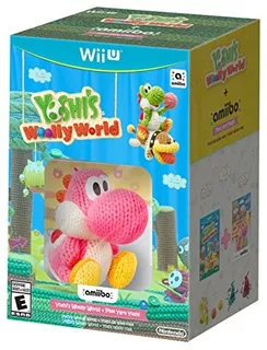 Yoshis Woolly World Mas Pink Yarn Yoshi Amiibo Wii U