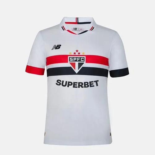 Camisa Oficial São Paulo Masculina Tricolor Torcedor Nova