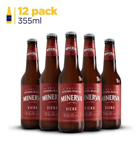 Imagen 2 de 4 de Cerveza Minerva Viena 12 Pack