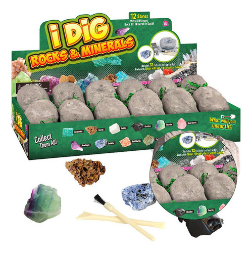 1 Conjunto De Niños Mineral Natural Excavación Juguete Miner