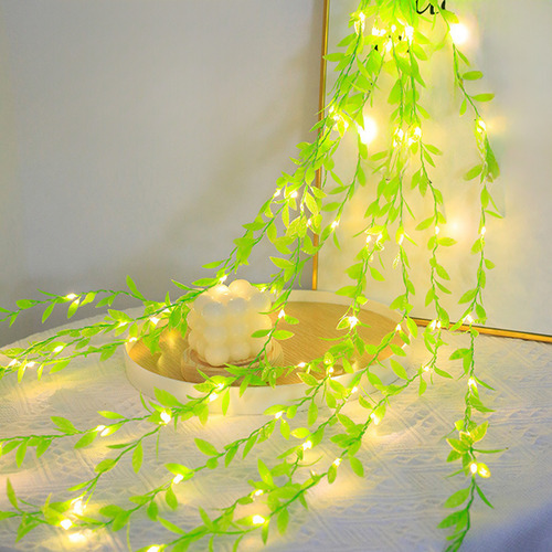 Lámpara De Pared Leaf Lamp, Lámpara De Pared Led De Ratán