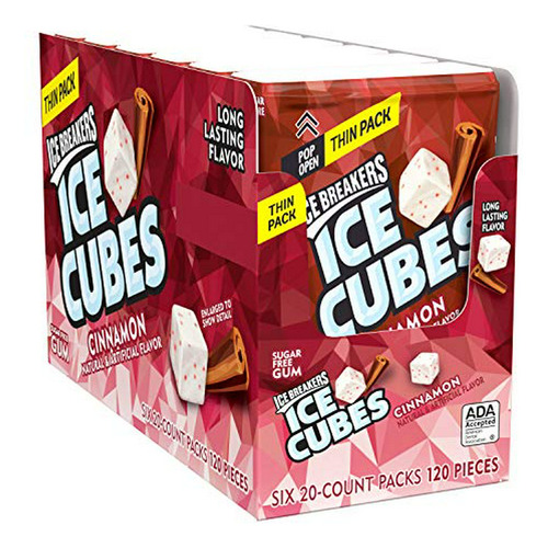 Laminas De Canela Ice Breakers, 1.62 Oz (6 Paq)