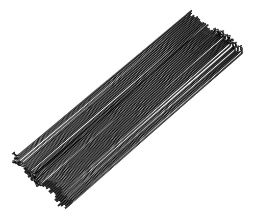 Rayos De Acero Negros 270mm X 2mm C/ Niples 32u - Ciclos