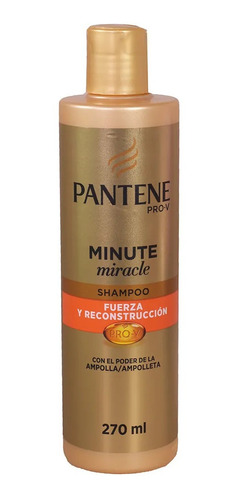 Shampoo Pantene Miracle 270 Fuerza Y Reconstrucción