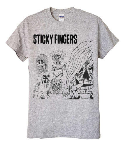 Polera Sticky Fingers Band Art Rock Abominatron