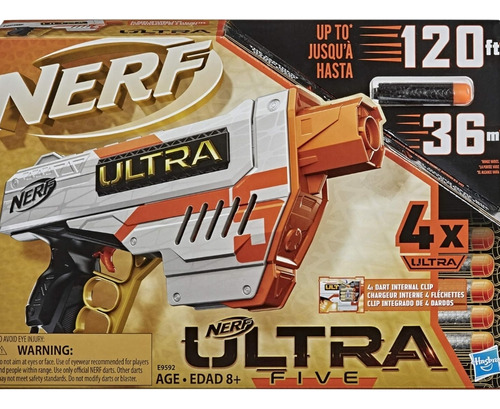 Pistola Nerf / Ultra Five 