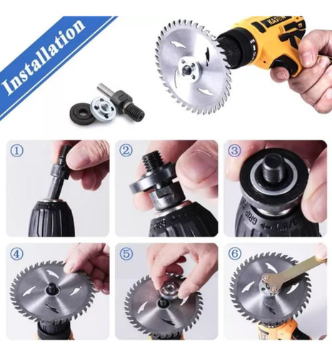 Adaptador Para Taladro Biela Disco Esmeriladora Herramienta