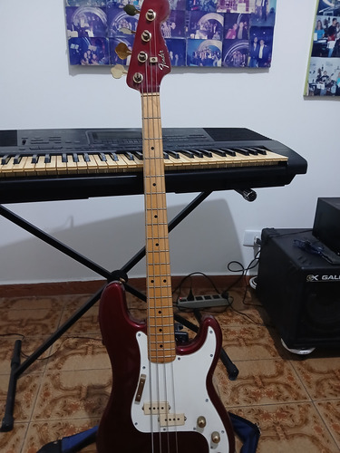 Fender Precision Special 1980 Jazz Bass Passivo-ativo Destro Destro Candy Apple Fosco 4 (Usado)