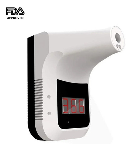 Imagen 6 de 10 de Termometro Infrarrojo Digital De Pared Sin Contacto Alarma